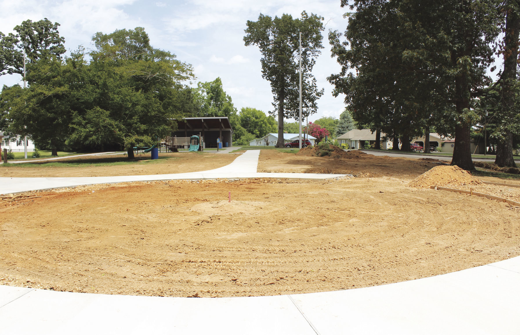 Splash pad to open in August